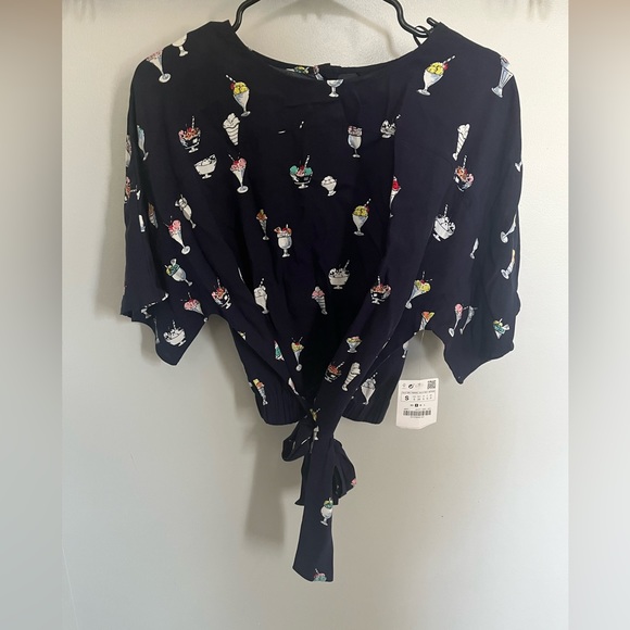 Zara Tops - NWT Zara ice cream top